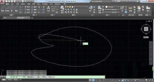 AutoCAD2019怎么畫樣條曲線？