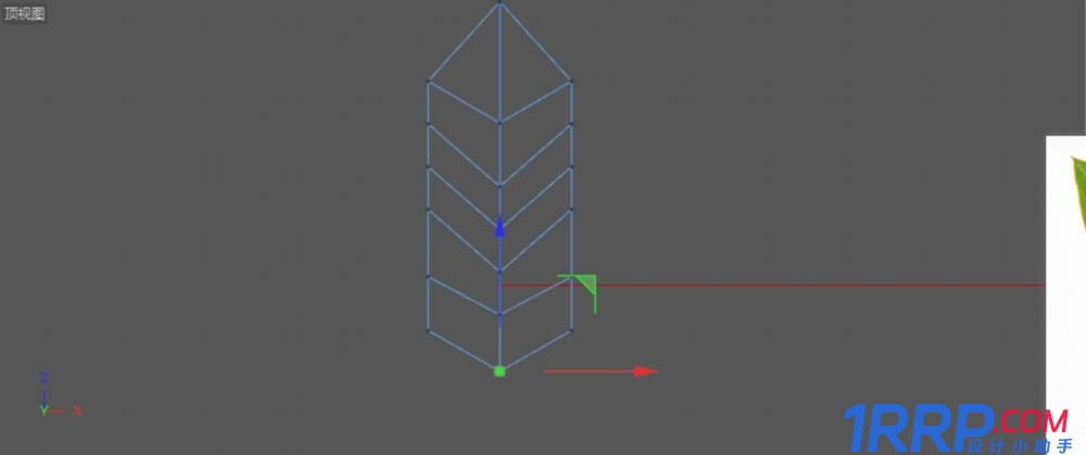 C4D設(shè)計(jì)實(shí)例教程：C4D畫(huà)一片綠色葉子的方法
